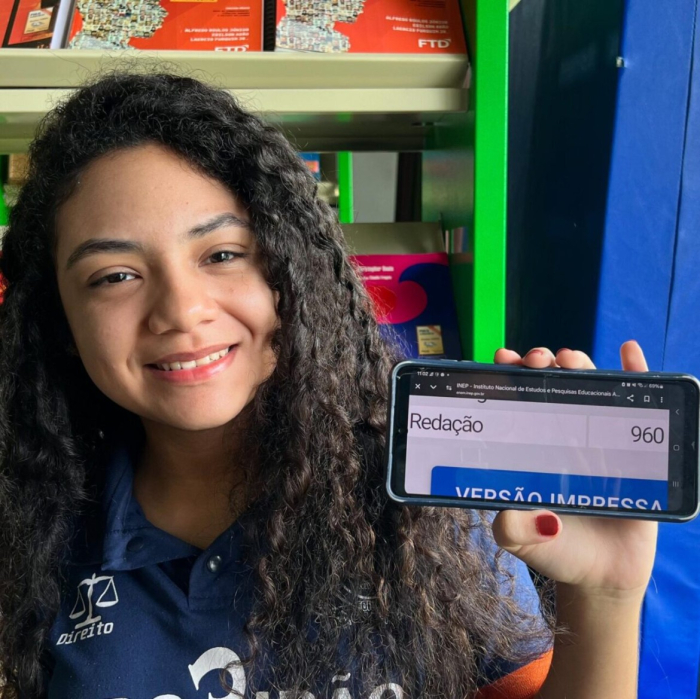 Estudante da Rede Pública de Rondônia conquista nota 960 na redação do Enem 2024